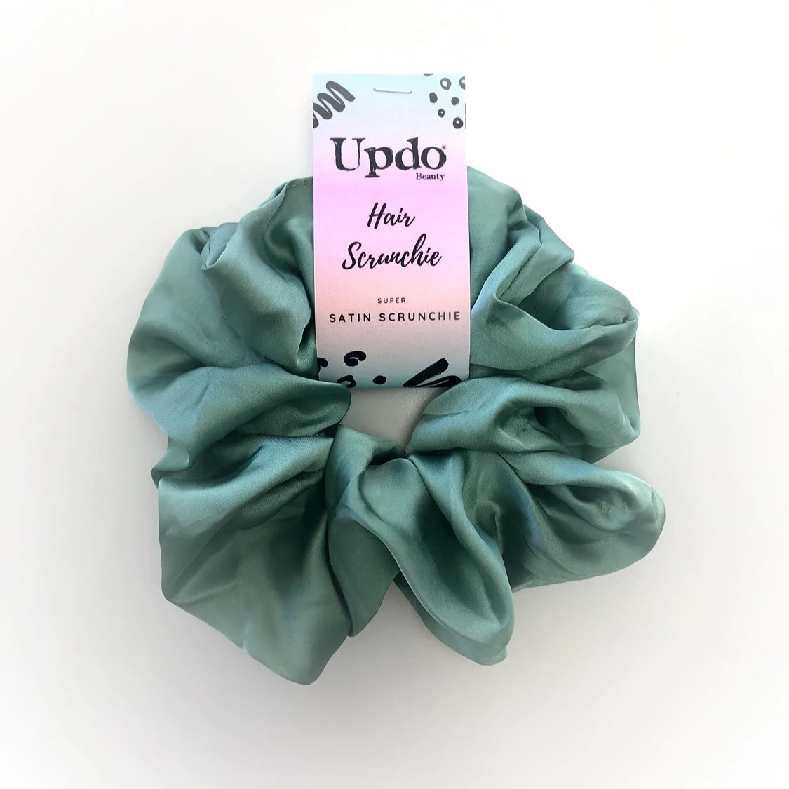 Black XL Hair Scrunchie